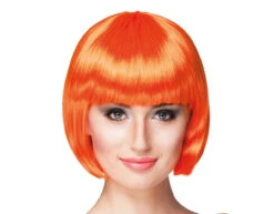 Bob Pruik Oranje Deluxe -Feestspullen Winkel bob pruik oranje deluxe 2