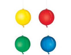 Boksballonnen Gekleurd 40cm 4st