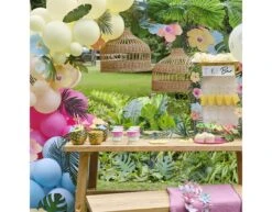 Borden Bladeren 25cm 8st -Feestspullen Winkel borden bladeren 25cm 8st 3