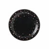 Borden Roze Stippen Zwart 20cm 8st
