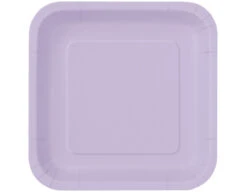 Borden Vierkant Lila 23cm 14st