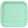 Borden Vierkant Mintgroen 23cm 14st