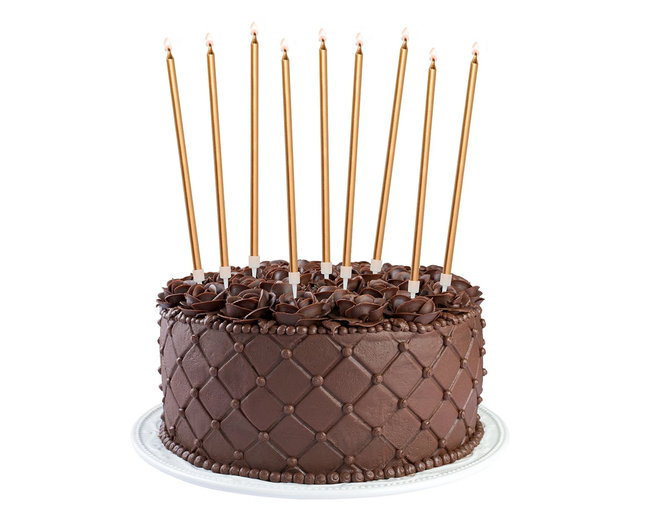 Bronzen Kaarsen 15cm 16st 2 Bronzen Kaarsen 15cm 16st - Afbeelding 2