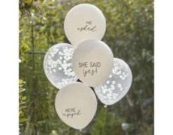 Bruiloft Ballonnen 30cm 5st -Feestspullen Winkel bruiloft ballonnen 30cm 5st 2