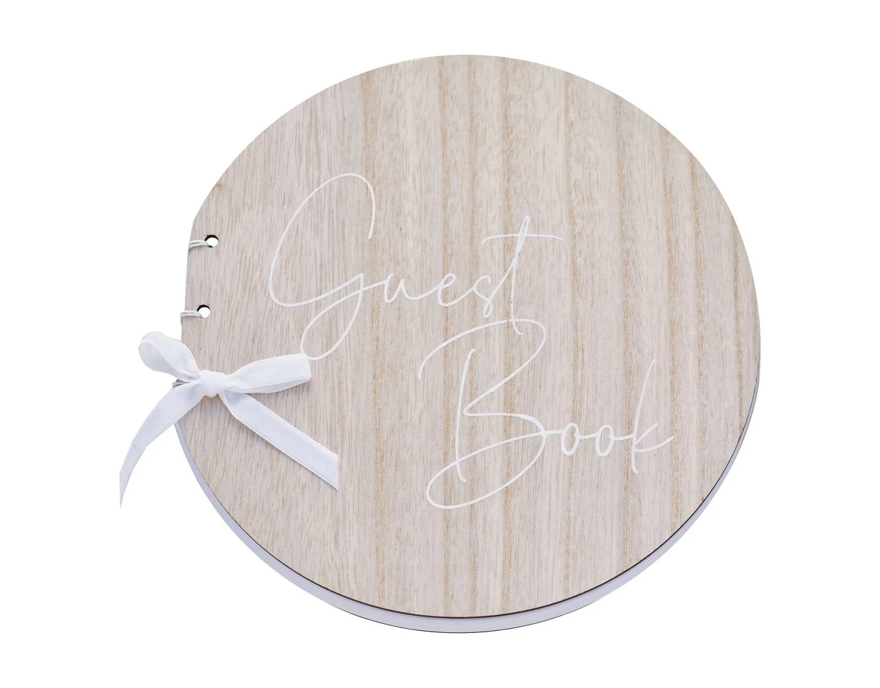 Bruiloft Gastenboek Rond 21cm 1 Bruiloft Gastenboek Rond 21cm