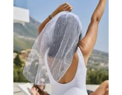 Bruiloft Haarband Bride 13,5cm -Feestspullen Winkel bruiloft haarband bride 135cm 2