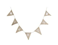 Bruiloft Slinger Cards Jute 1,5m