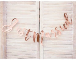 Bruiloft Slinger Just Married 77cm 5 Bruiloft Slinger Just Married 77cm -Feestspullen Winkel bruiloft slinger just married 77cm 2