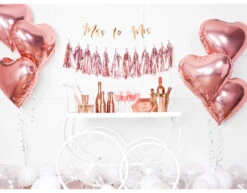 Bruiloft Slinger Miss To Mrs, Rose Goud 76cm 15 Bruiloft Slinger Miss To Mrs, Rose Goud 76cm -Feestspullen Winkel bruiloft slinger miss to mrs rose goud 76cm 5