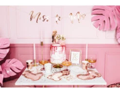 Bruiloft Slinger Miss To Mrs, Rose Goud 76cm 18 Bruiloft Slinger Miss To Mrs, Rose Goud 76cm -Feestspullen Winkel bruiloft slinger miss to mrs rose goud 76cm 8