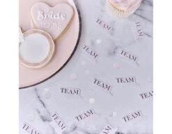 Bruiloft Tafelconfetti Team Bride 14g 5 Bruiloft Tafelconfetti Team Bride 14g -Feestspullen Winkel bruiloft tafelconfetti team bride 14g 2