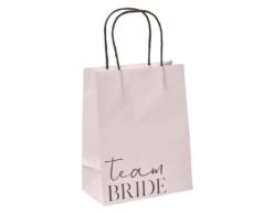 Bruiloft Uitdeeltasjes Team Bride 16cm 5st