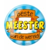 Button Beste Meester Van De Wereld 10,2cm