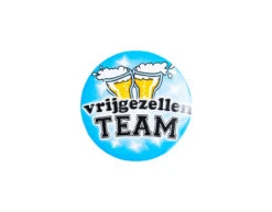 Button Vrijgezellen Team Man 5,5cm