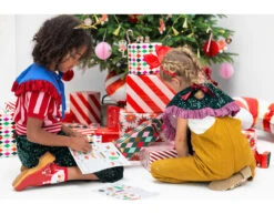 Cadeau Stickers Kerst -Feestspullen Winkel cadeau stickers kerst 2