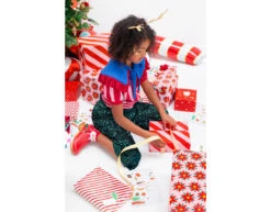 Cadeau Stickers Kerst -Feestspullen Winkel cadeau stickers kerst 3