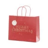 Cadeautas Merry Christmas Rood 32,5cm