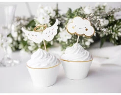 Caketopper Engel 12,5cm 6st -Feestspullen Winkel caketopper engel 125cm 6st 2