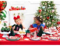 Caketopper Kerst 19cm 6st -Feestspullen Winkel caketopper kerst 19cm 6st 3