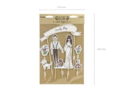 Caketopper Lovely Day 22,5cm 7st -Feestspullen Winkel caketopper lovely day 225cm 7st 2