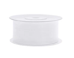 Chiffon Lint Wit 38mm 25m