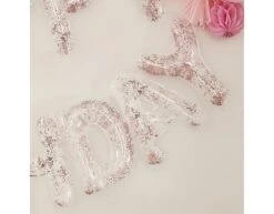 Clear Foil Letter Confetti Filled Balloons -Feestspullen Winkel clear foil letter confetti filled balloons 2