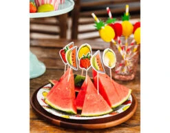 Cocktailprikkers Fruit 12cm 12st -Feestspullen Winkel cocktailprikkers fruit 12cm 12st 5