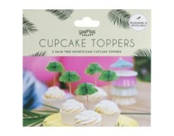 Cocktailprikkers Palmboom 6st -Feestspullen Winkel cocktailprikkers palmboom 6st 2