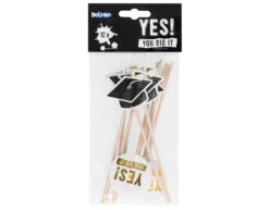 Cocktailprikkers Yes You Did It 12cm 12st -Feestspullen Winkel cocktailprikkers yes you did it 12cm 12st 4