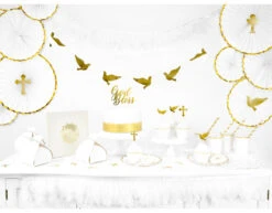 Communie Servetten Goud 33cm 20st -Feestspullen Winkel communie servetten goud 33cm 20st 3