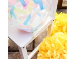 Confetti Balllon Pastel 30cm -Feestspullen Winkel confetti balllon pastel 30cm 4