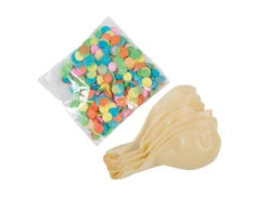 Confetti Ballonnen Gekleurd 30,5cm 6st -Feestspullen Winkel confetti ballonnen gekleurd 305cm 6st 2