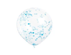 Confetti Ballonnen Lichtblauw 40cm 6st