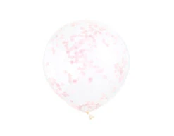 Confetti Ballonnen Lichtroze 40cm 6st