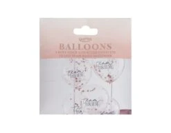 Confetti Ballonnen Team Bride 30cm 5st -Feestspullen Winkel confetti ballonnen team bride 30cm 5st 2