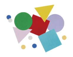 Confetti Geometrisch Gekleurd