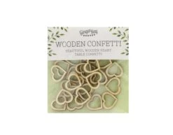 Confetti Hartjes Hout 2cm 25st 5 Confetti Hartjes Hout 2cm 25st -Feestspullen Winkel confetti hartjes hout 2cm 25st 2