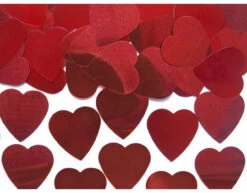 Confetti Hartjes Rood 25mm