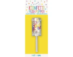 Confetti Kanon Gekleurd 13cm -Feestspullen Winkel confetti kanon gekleurd 13cm 2