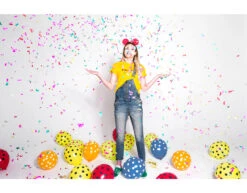 Confetti Kanon Gekleurd Papier 40cm -Feestspullen Winkel confetti kanon gekleurd papier 40cm 4