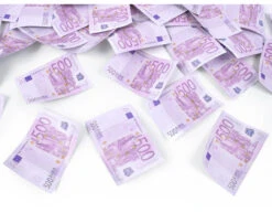 Confetti Kanon Geld 500 Euro 60cm -Feestspullen Winkel confetti kanon geld 500 euro 60cm 2