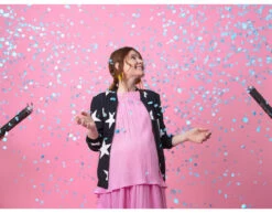 Confetti Kanon Gender Reveal Jongen 60cm -Feestspullen Winkel confetti kanon gender reveal jongen 60cm 4