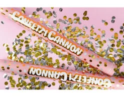 Confetti Kanon Goud Zilver 60cm -Feestspullen Winkel confetti kanon goud zilver 60cm 3