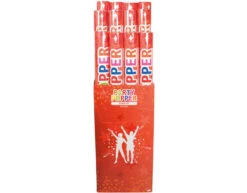 Confetti Kanon Rood 57cm -Feestspullen Winkel confetti kanon rood 57cm 2