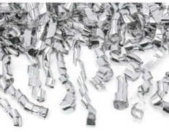 Confetti Kanon Serpentine Zilver 40cm -Feestspullen Winkel confetti kanon serpentine zilver 40cm 2