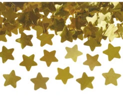 Confetti Kanon Sterren Goud 60cm -Feestspullen Winkel confetti kanon sterren goud 60cm 2
