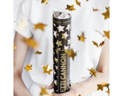 Confetti Kanon Sterren Goud 80cm -Feestspullen Winkel confetti kanon sterren goud 80cm 4