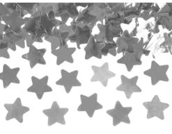 Confetti Kanon Sterren Zilver 80cm -Feestspullen Winkel confetti kanon sterren zilver 80cm 2