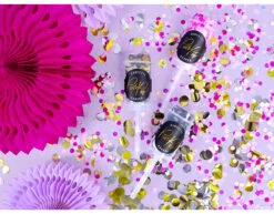 Confetti Kanon Zilver 18cm -Feestspullen Winkel confetti kanon zilver 18cm 2