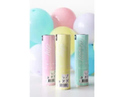 Confetti Kanonnen Set Pastel 15cm 3st -Feestspullen Winkel confetti kanonnen set pastel 15cm 3st 6
